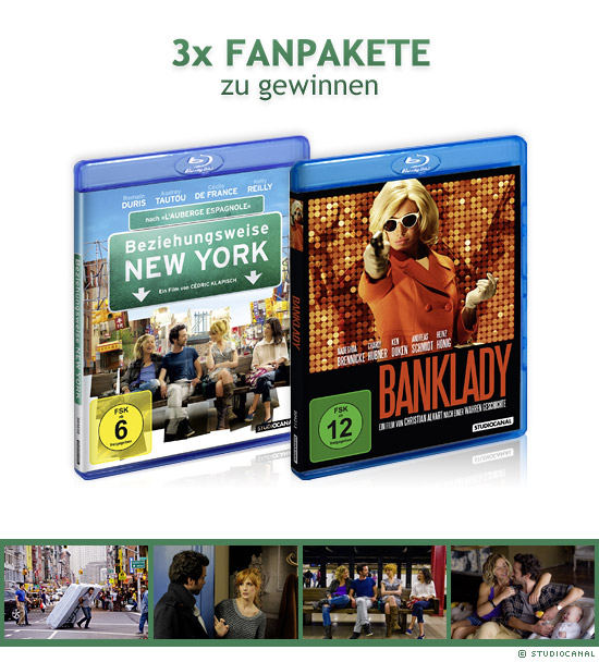 3x Beziehungsweise New York / Banklady Blu-ray Fanpakete zu gewinnen