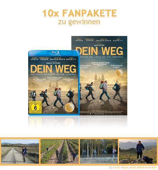10x Dein Weg Blu-ray Disc und Poster zu gewinnen