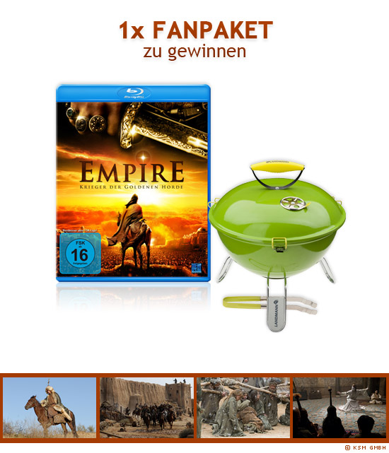 1x Empire - Krieger der goldenen Horde Blu-ray Fanpaket zu gewinnen