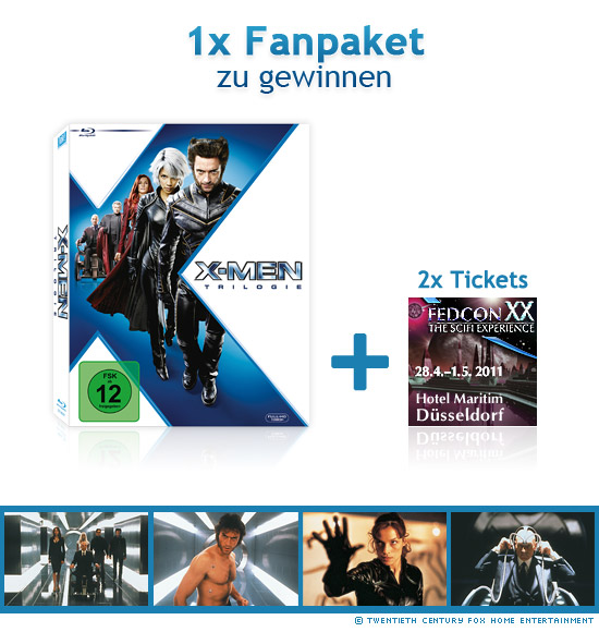 X-Men Trilogie Blu-ray zu gewinnen