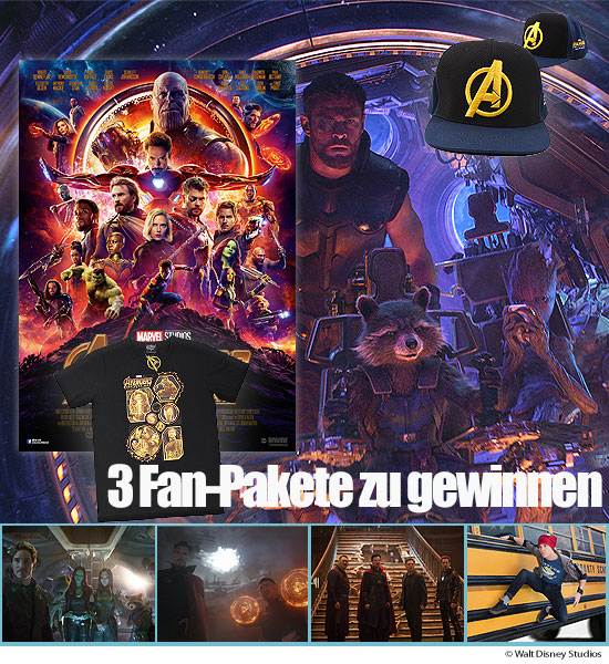 Verlosung: 3 Fan-Pakete Avengers: Infinity War