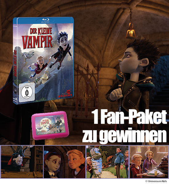 Verlosung: Fan-Paket  Der kleine Vampir bestehend aus der Blu-ray und einer Brotdose