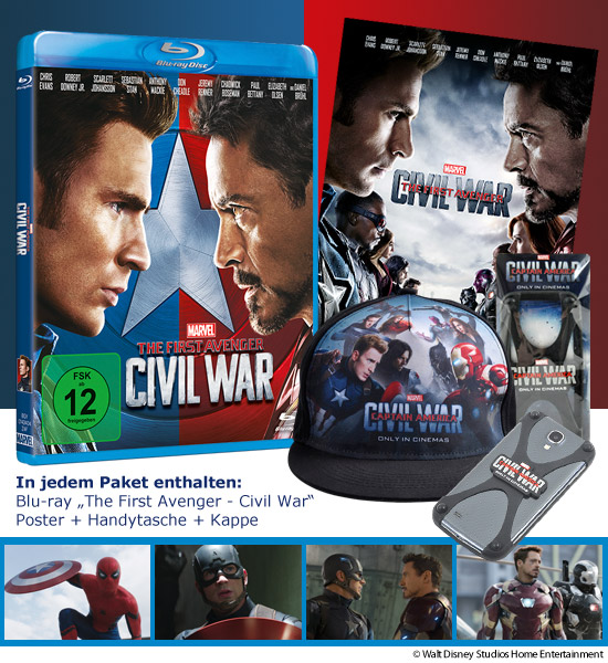 Verlosung: 3x The First Avenger: Civil War Fan-Pakete