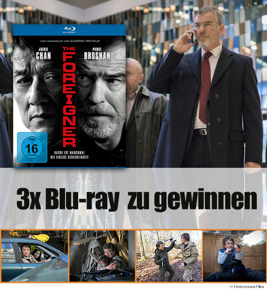 Verlosung: 3 Blu-rays The Foreigner