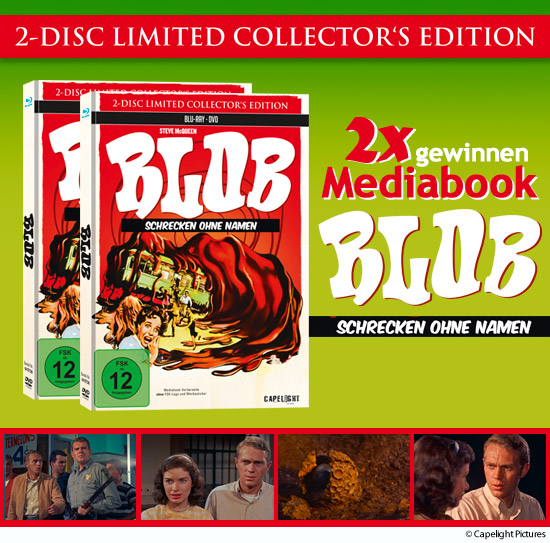Verlosung: 2x Mediabook Blob - Schrecken ohne Namen Verlosung: 2x Mediabook Blob - Schrecken ohne Namen