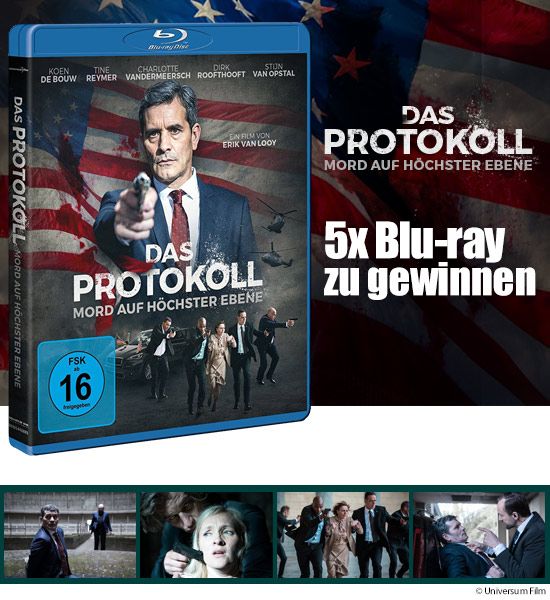 Verlosung: 5x Blu-ray „Das Protokoll - Mord auf höchster Ebene“