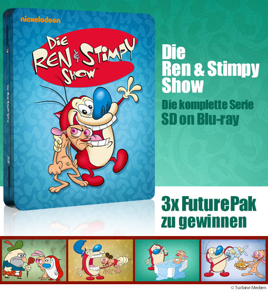 Verlosung: 3x Blu-ray „REN & STIMPY - Die komplette Serie“ - Limited FuturePak Edition