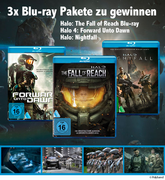 Verlosung: 3x Halo Blu-ray Paket von Polyband