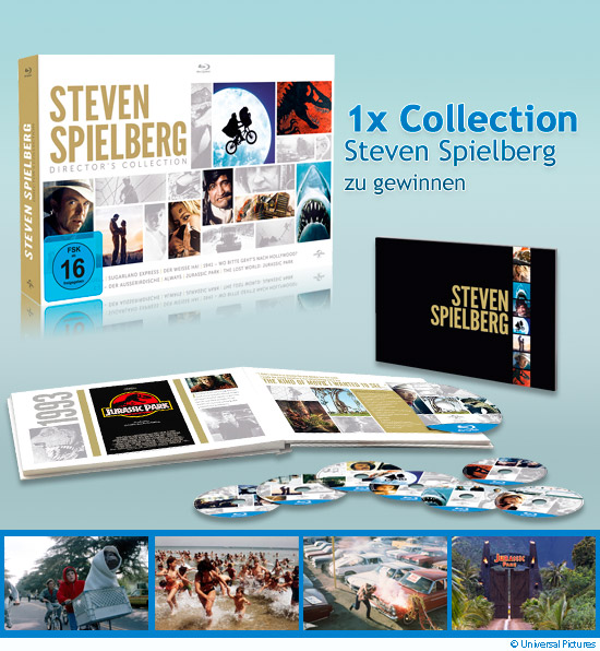 1x Steven Spielberg Collection zu gewinnen