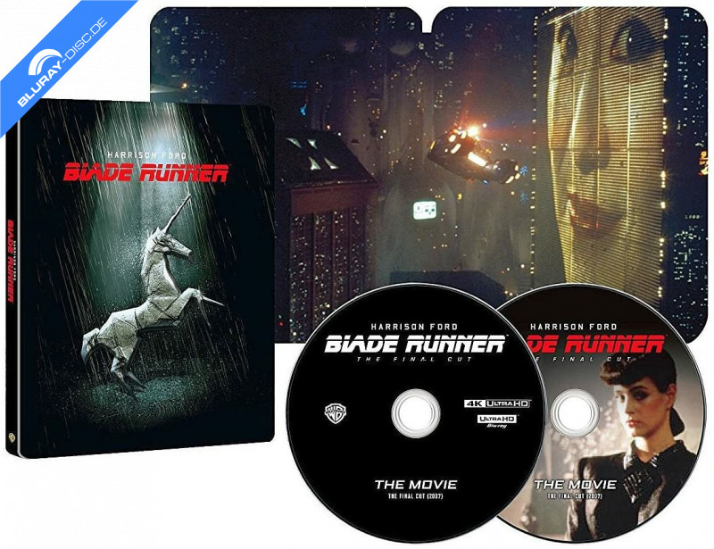 Blade Runner Final Cut K Limited Edition Steelbook K Uhd Blu Ray