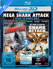 2-Headed Shark Attack 3D + Sharknado - Genug gesagt! 3D (Mega Shark Attack Double Feature) (Blu-ray 3D) Blu-ray