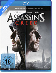 Assassin's Creed (2016) 3D (Blu-ray 3D + Blu-ray + UV Copy) Blu-ray