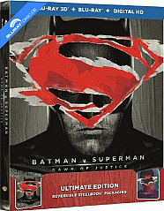 Batman v Superman: Dawn of Justice (2016) 3D - Kinofassung und Director's Cut (Limited Steelbook Edition) (Blu-ray 3D) Blu-ray