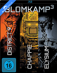 Chappie (2015) + District 9 + Elysium (2013) (Blomkamp³ Box) (Limited Steelbook Edition) Blu-ray
