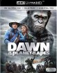 Dawn of the Planet of the Apes (2014) 4K (4K UHD + Blu-ray + UV Copy) (US Import) Blu-ray