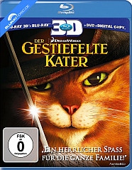 Der gestiefelte Kater (2011) 3D (Blu-ray 3D + Blu-ray + DVD + UV Copy) Blu-ray