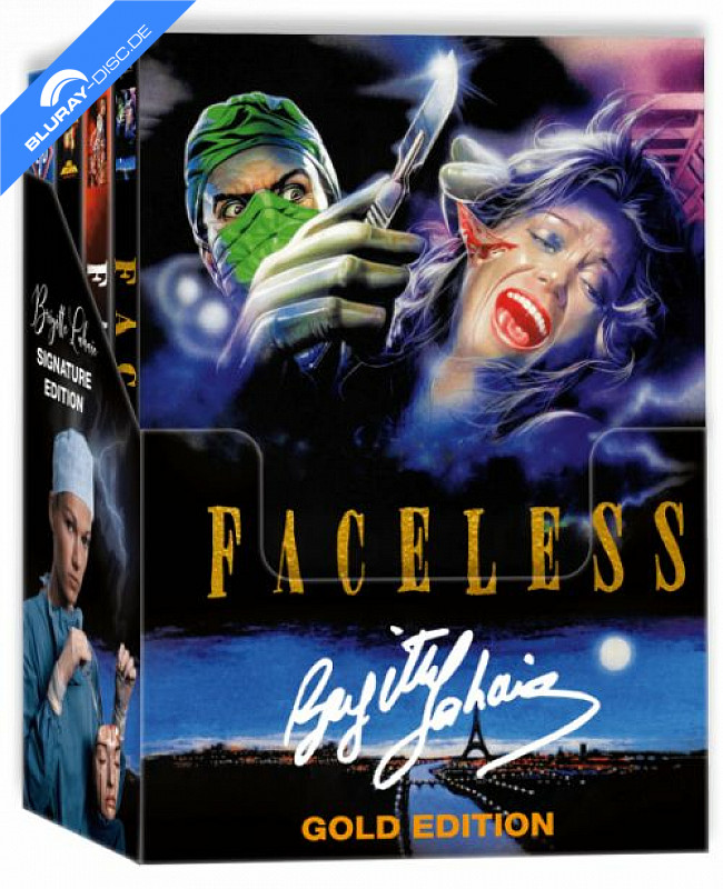 Faceless 1988 4K Remastered Limited Mediabook Edition Gold Edition