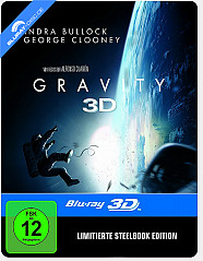 Gravity (2013) 3D - Limited Steelbook Edition (Blu-ray 3D + Blu-ray + UV Copy) Blu-ray