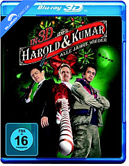 Harold & Kumar - Alle Jahre wieder 3D (Blu-ray 3D + Blu-ray) Blu-ray