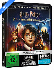Harry Potter und der Stein der Weisen 4K (Kinoversion + Extended Version) (Limited Steelbook Edition) (4K UHD + Blu-ray + Bonus Blu-ray) Blu-ray