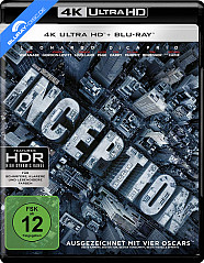 Inception (2010) 4K (4K UHD + Blu-ray + Bonus Blu-ray + UV Copy) Blu-ray