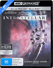 Interstellar (2014) 4K (4K UHD + Blu-ray + Bonus Blu-ray) (AU Import) Blu-ray
