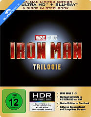 Iron Man Trilogie 4K (Limited Steelbook Edition) (4K UHD + Blu-ray) Blu-ray