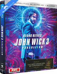 John Wick 3 - Parabellum (2019) 4K - Édition Boîtier Limitée Steelbook (4K UHD + Blu-ray) (FR Import ohne dt. Ton) Blu-ray