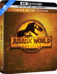 Jurassic World Dominion (2022) 4K - Theatrical and Extended Edition - Limited Edition Steelbook (Line Look) (4K UHD + Blu-ray) (HK Import ohne dt. Ton) Blu-ray
