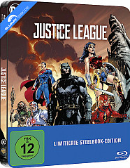 Justice League (2017) (Illustrated Artwork) (Limited Steelbook Edition) (Blu-ray + Digital) Blu-ray