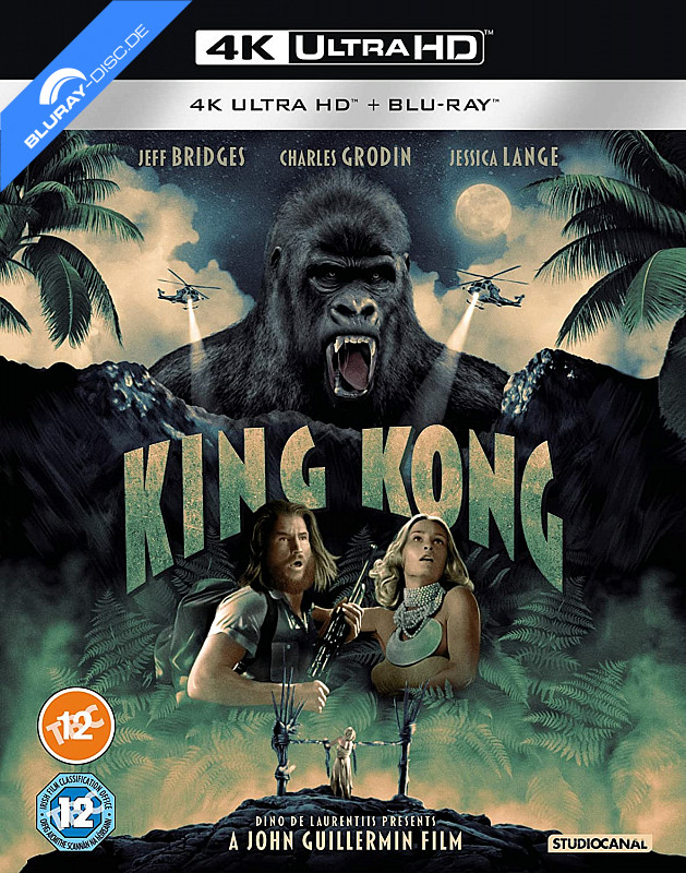 King Kong K Theatrical And Extended TV Cut K UHD Blu Ray UK Import Blu Ray Film Details