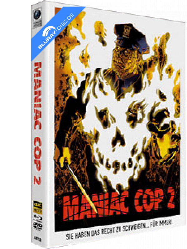 Maniac Cop K Wattierte Limited Mediabook Edition K Uhd Blu Ray