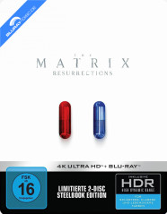 Matrix Resurrections 4K (Limited Steelbook Edition) (Cover Pills) (4K UHD + Blu-ray) Blu-ray