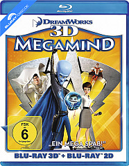 Megamind (2010) 3D (Blu-ray 3D + Blu-ray) Blu-ray