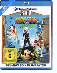 Monster und Aliens 3D (Blu-ray 3D + Blu-ray) Blu-ray