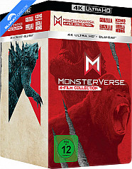 Monsterverse - 4-Film Collection 4K (Steelbook Box) (4 4K UHD + 4 Blu-ray) Blu-ray