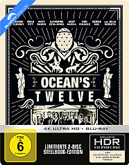 Oceans Twelve 4K (Limited Steelbook Edition) (4K UHD + Blu-ray)