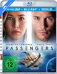 Passengers (2016) 3D (Blu-ray 3D + Blu-ray + UV Copy) Blu-ray