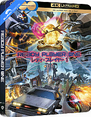 Ready Player One (2018) 4K - Limited Edition Japanese Artwork Steelbook (4K UHD + Blu-ray + UV Copy) (UK Import) Blu-ray