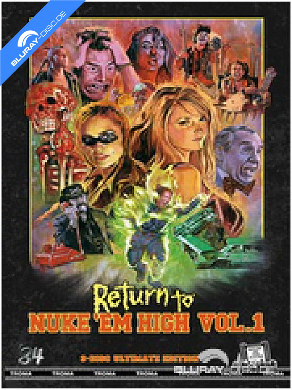 Return To Nuke Em High Vol Grosse Ultimate Hartbox Edition Blu