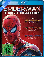 Spider-Man: Homecoming + Spider-Man: Far From Home + Spider-Man: No Way Home (3-Filme Set) Blu-ray