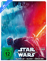 Star Wars: Der Aufstieg Skywalkers 3D (Limited Steelbook Edition) (Blu-ray 3D + Blu-ray + Bonus Blu-ray) Blu-ray