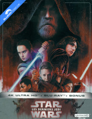 Star Wars: Episode VIII - Les derniers Jedi (2017) 4K - Édition Limitée Steelbook (French Version) (4K UHD + Blu-ray + Bonus Blu-ray) (CH Import) Blu-ray