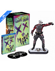 Suicide Squad (2016) 3D - Limited Digibook Edition inkl. Deadshot Figur (Blu-ray 3D + 2 Blu-ray + UV Copy) Blu-ray