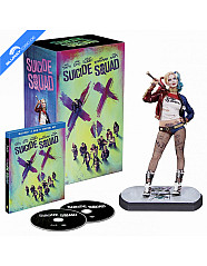 Suicide Squad (2016) 3D - Limited Digibook Edition inkl. Harley Quinn Figur (Blu-ray 3D + 2 Blu-ray + UV Copy) Blu-ray
