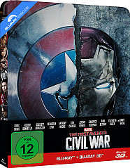 The First Avenger: Civil War 3D (Limited Steelbook Edition) (Blu-ray 3D + Blu-ray) Blu-ray