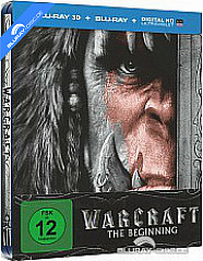 Warcraft: The Beginning 3D (Limited Steelbook Edition) (Cover B) (Blu-ray 3D + Blu-ray + UV Copy) Blu-ray