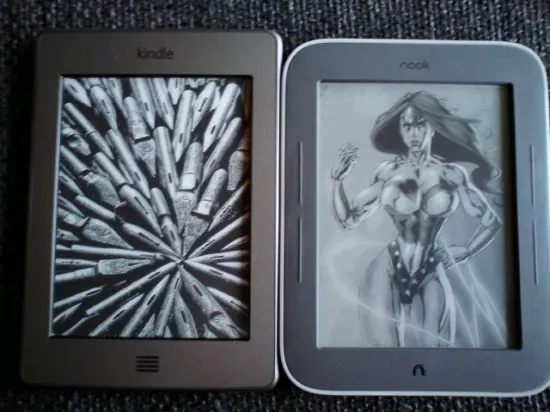 KT und Nook (mit individualisiertem Screensaver)