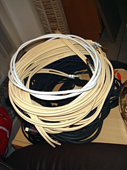 Abgebaute Kabel