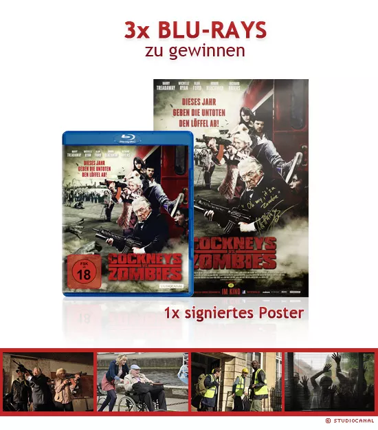 3x Cockneys vs. Zombies Blu-rays zu gewinnen 3x Cockneys vs. Zombies Blu-rays zu gewinnen